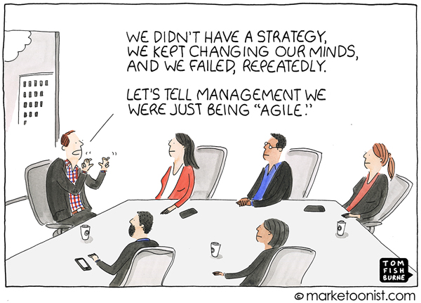 Being Agile Marketoonist Cartoon