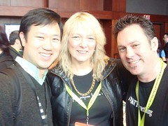 Peter Kim, Liz Strauss, Aaron Strout