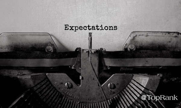 Expectations Typewriter Image