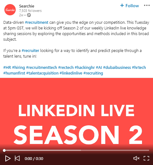 LinkedIn Live Image