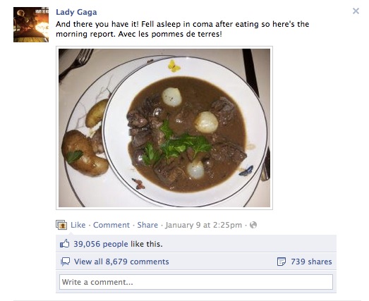 Lady Gaga Likes to Cook