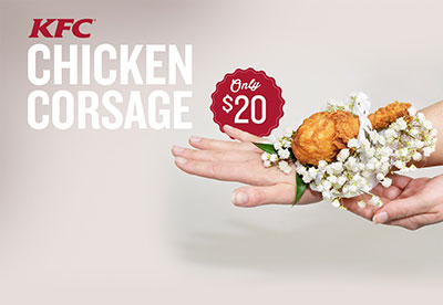 KFC Chicken Corsage