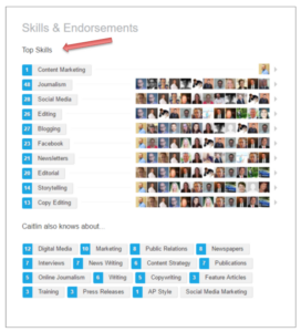 LinkedIn Top Skills Section