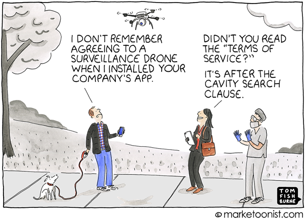 Marketoonist Personal Data Comic