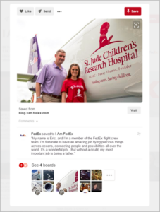 B2B Marketing on Pinterest - FedEx