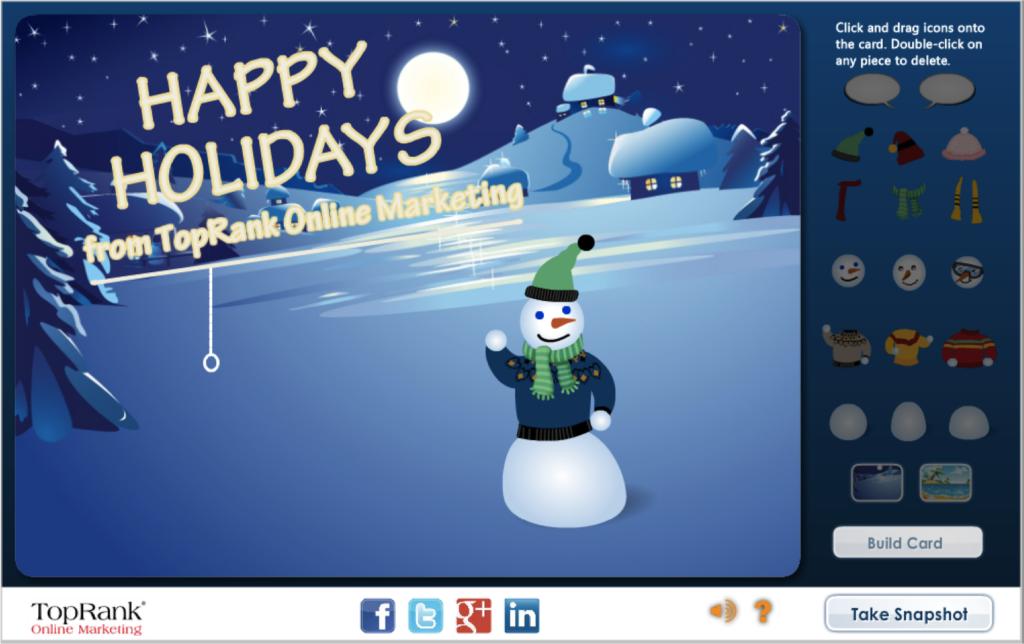 TopRank Online Marketing Holiday Card 2012
