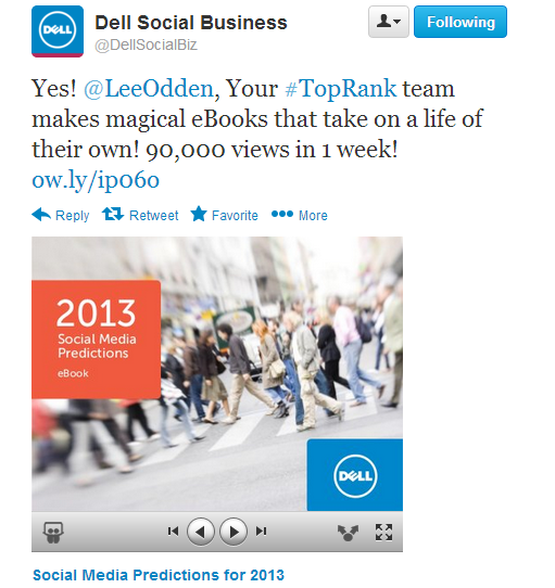 Dell Social Business Magic Ebook Tweet