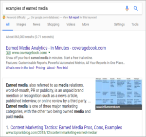 Featured Snippet Example