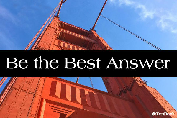 Be the Best Answer - Lee Odden