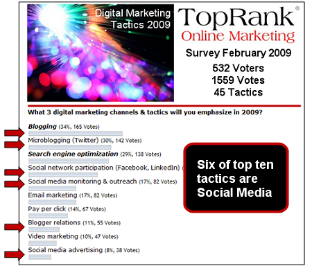 digital marketing poll 2009