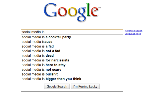 What Google Thinks of Social Media