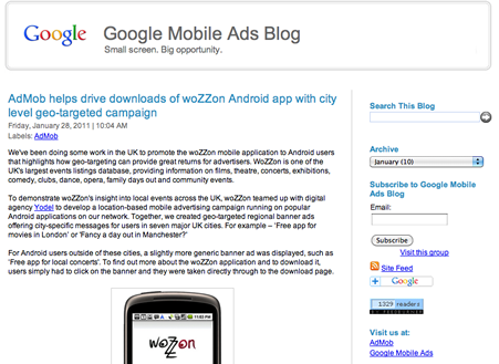 Mobile Advertising Blog