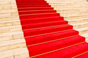 The red carpet