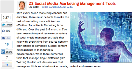 social media management software