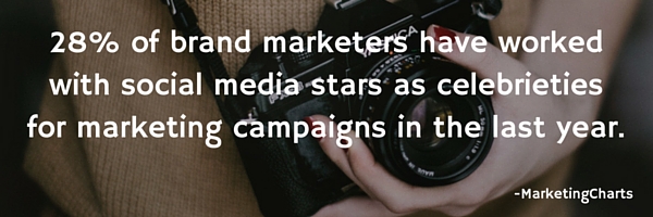 social media stars as celebrities in marketing campaigns