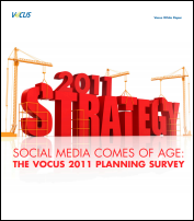 Vocus 2011 Planning Survey Social Media