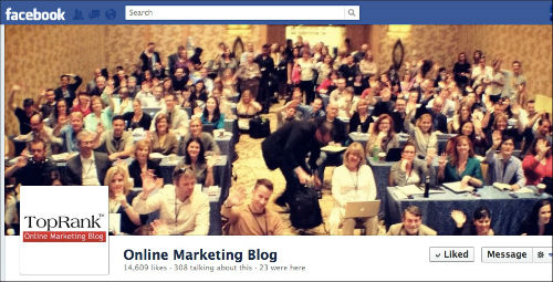 toprank facebook timeline