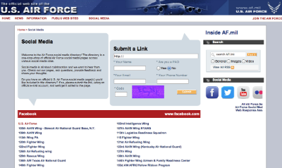 U.S. Air Force Social Hub