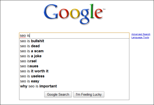 what google thinks of seo
